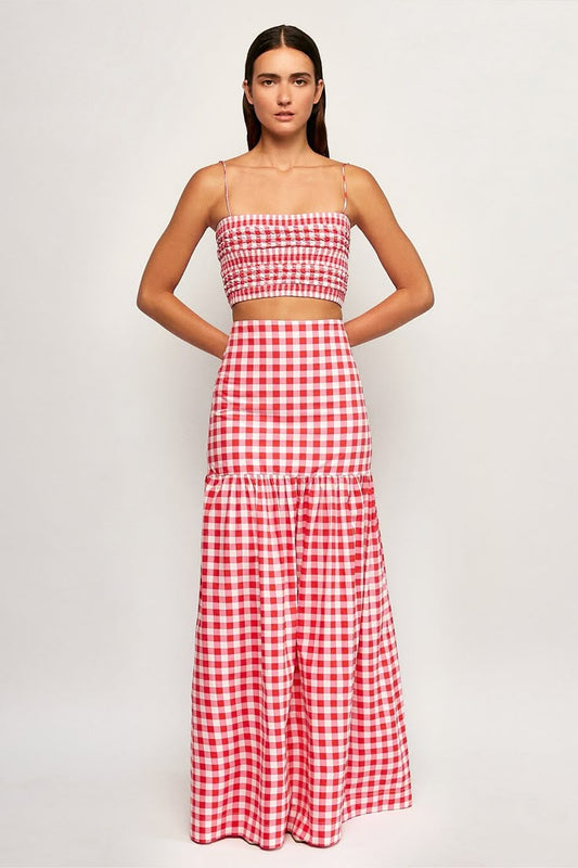 Mottled Crop | Hip Hugging Maxi
