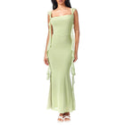 Margot Green Formal Maxi Dress