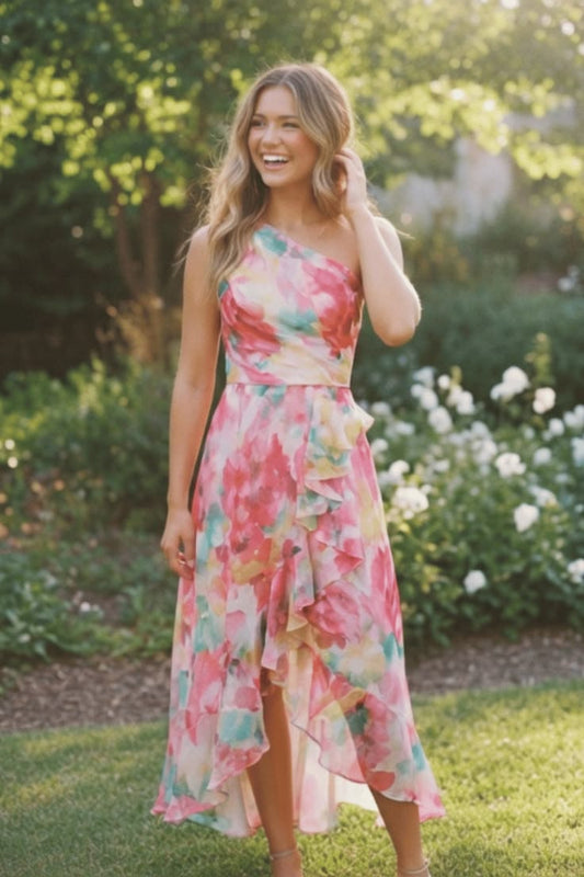 Margot Floral High-Low Dress
