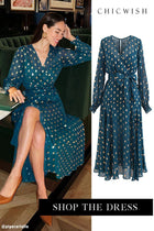 Margot Polka Dot Wrap Dress