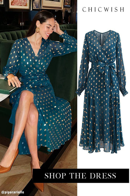 Margot Polka Dot Wrap Dress