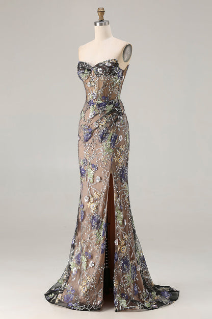 Pink Margot Sequin Mermaid Gown