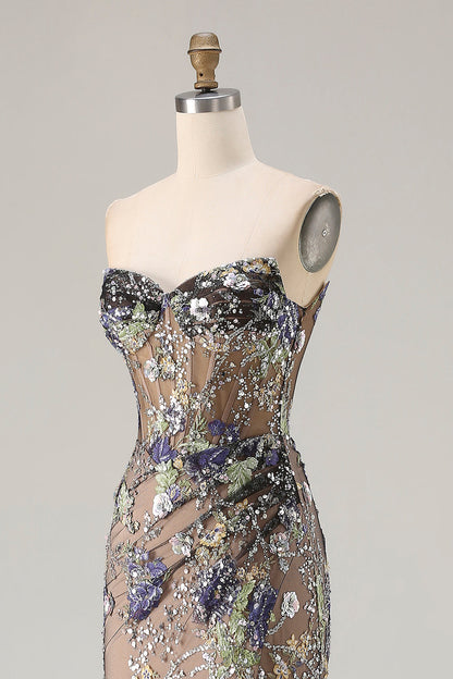 Lilac Margot Sequin Mermaid Gown