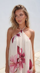 Endless Summer Mini Dress - Cream Multi - L / Ivory