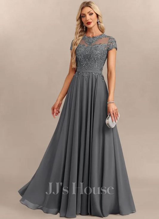 Chiffon Maxi Dress - Evening Dress