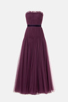 Arabella Pleated Tulle Gown