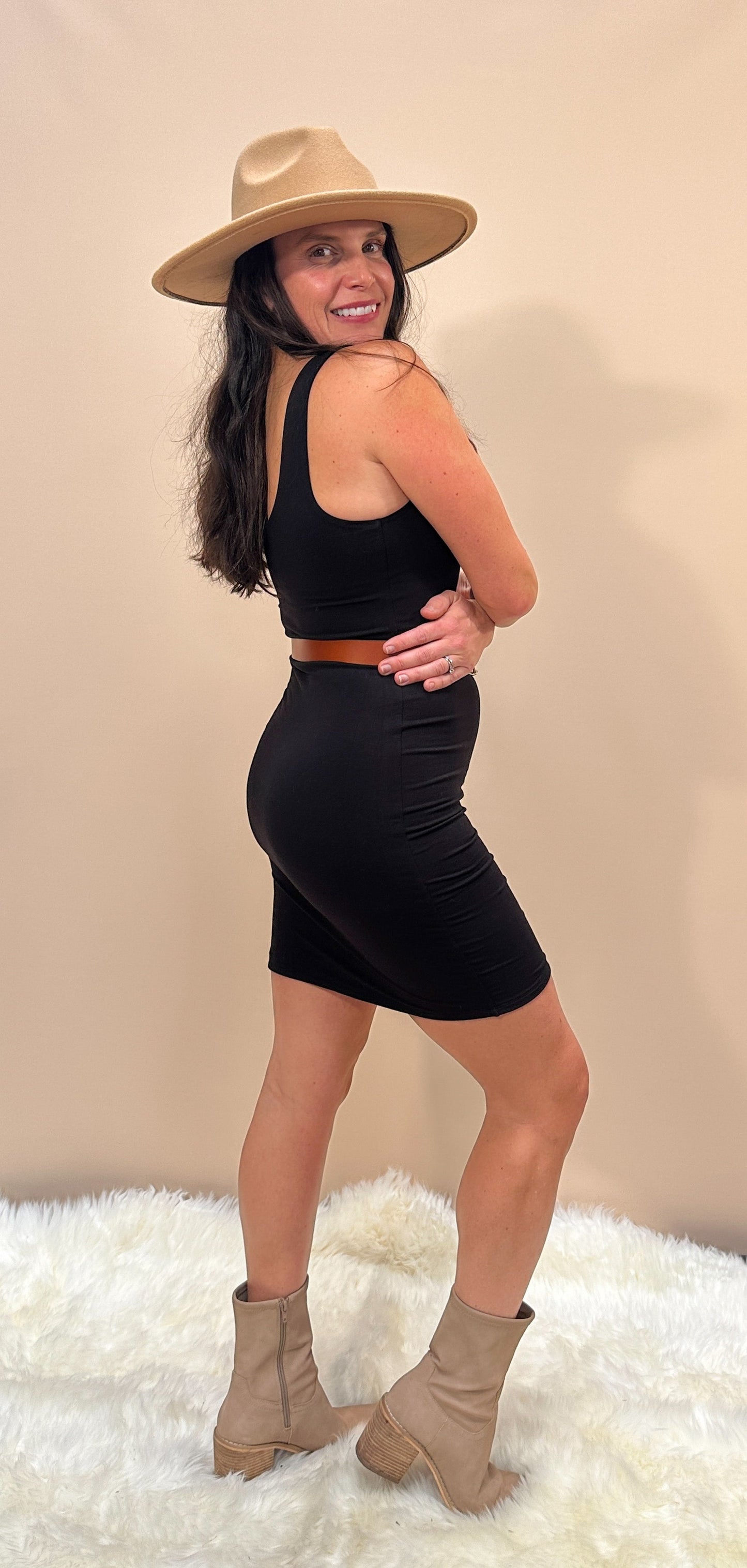 Black The Maddie Dress