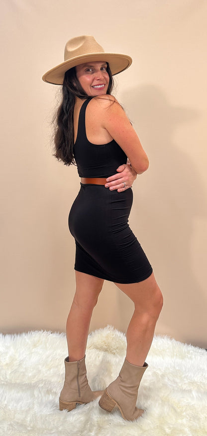 Black The Maddie Dress