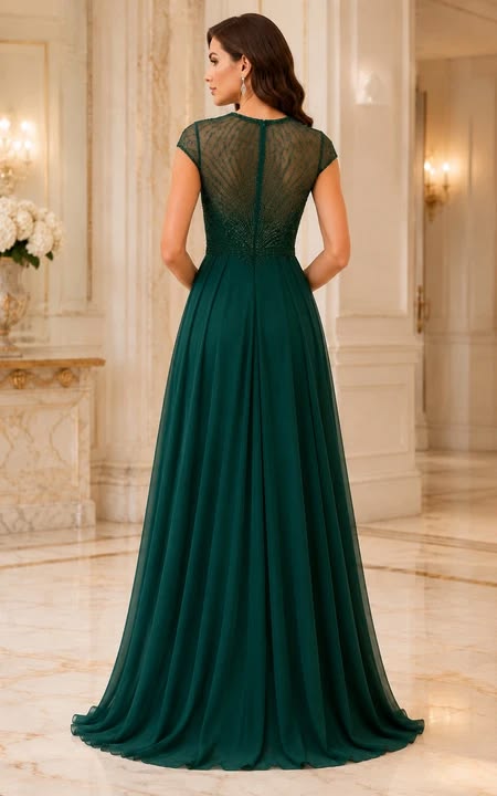 Eleanor Chiffon A-Line Mother of the Bride Dress