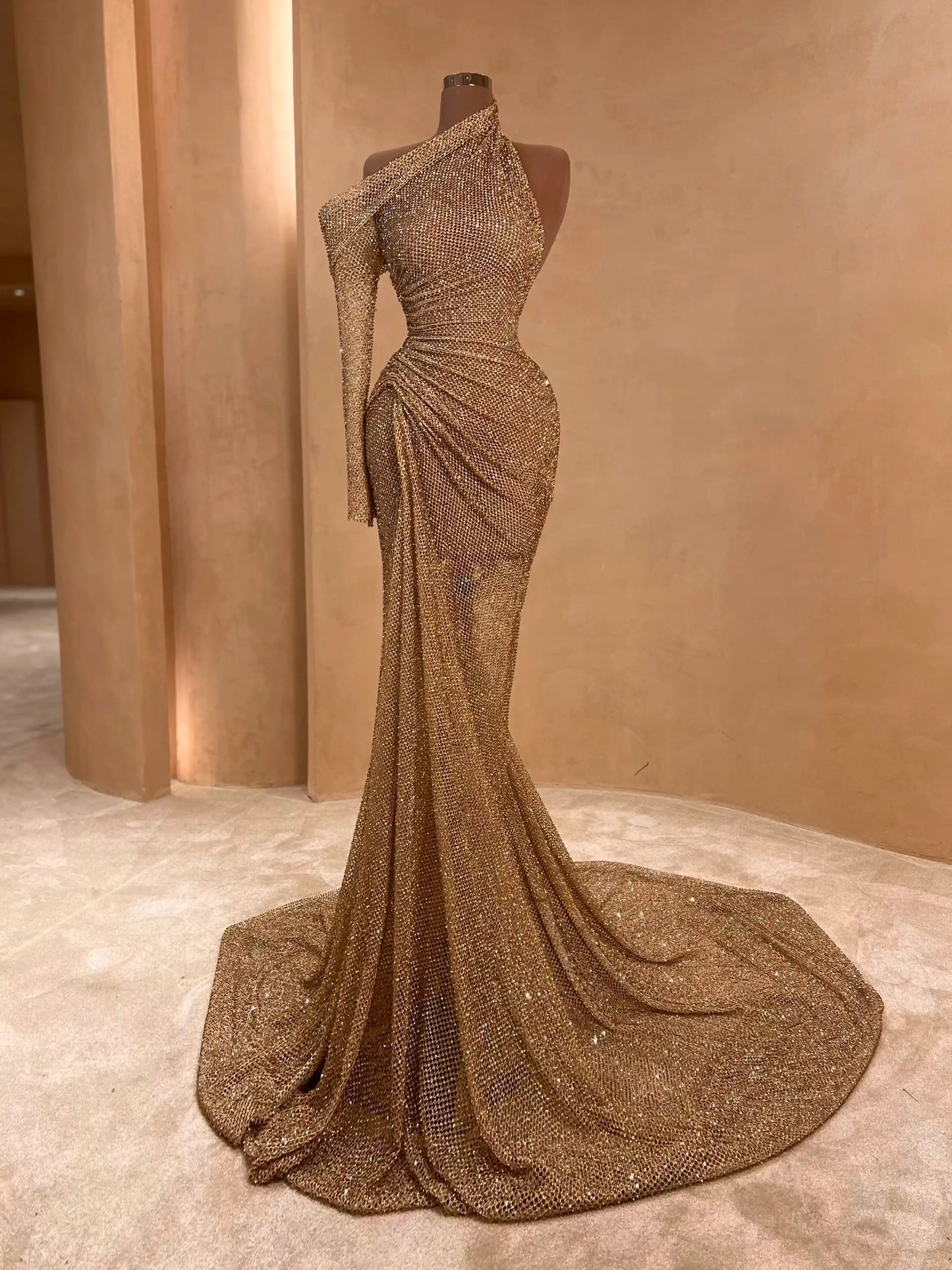 057 Margot Crepe Evening Dress