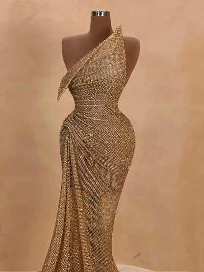 057 Margot Crepe Evening Dress