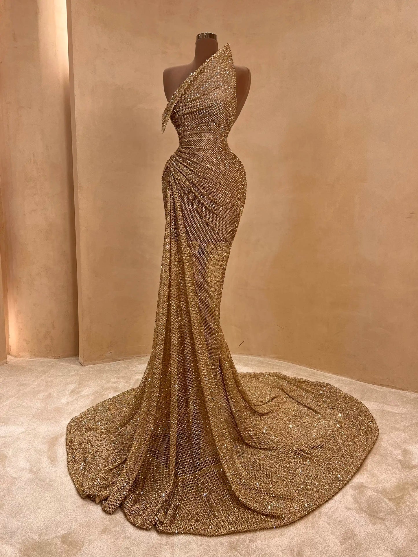 057 Margot Crepe Evening Dress