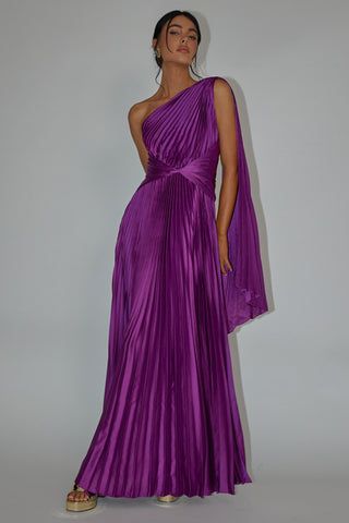 Oceana Layered Ruffle Maxi Dress
