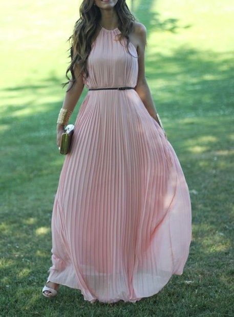 Vivienne Chiffon Halter Gown