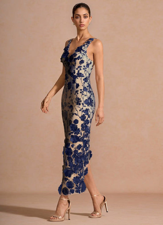 Cireth Navy Maxi Dress