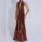 Libertie Bronze Glitter Gown