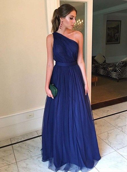 Arabella One-Shoulder Tulle Dress