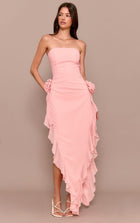 Arabella Floral Bandeau Midaxi Dress