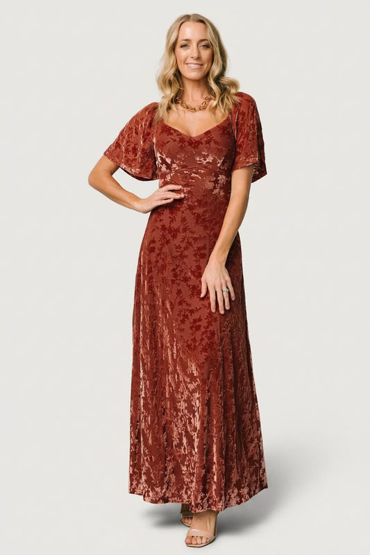 Everley Velvet Maxi Dress