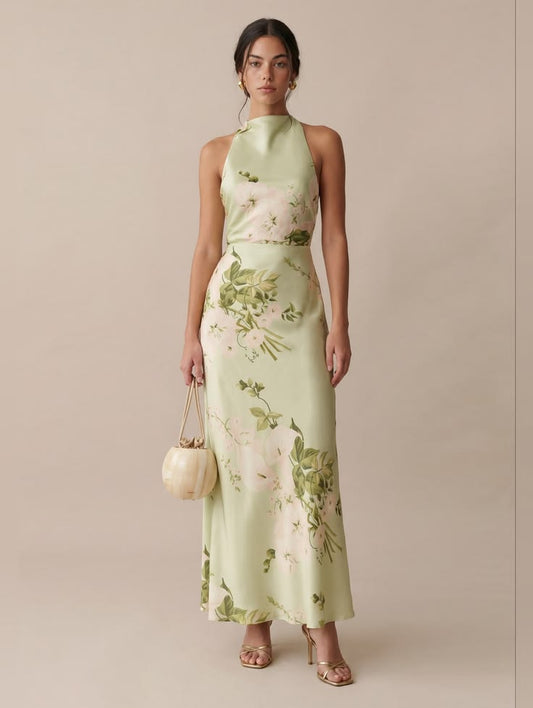 Roslyn Silk Maxi Dress