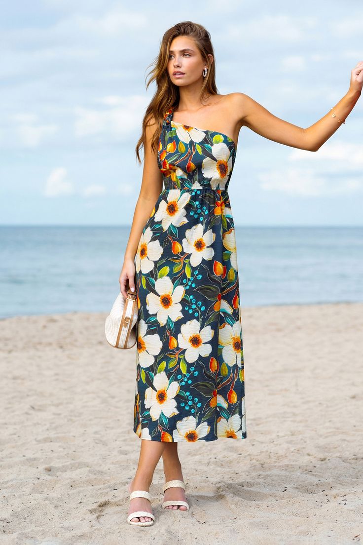 Isabella Floral Midi Dress