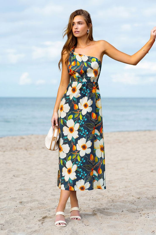 Isabella Floral Midi Dress