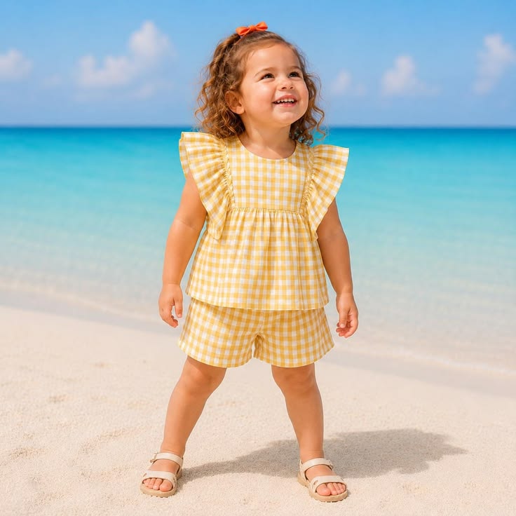 Clara Gingham Two-Piece Set
