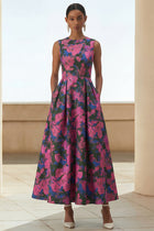 Margot Floral A-Line Wedding Guest Dress