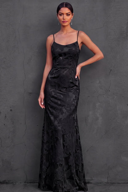 Dark Green Margot Silk Charmeuse Sheath Dress