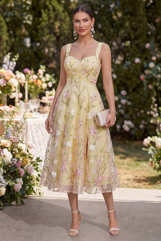 Kleid Margot Floral A-Line Midi Dress