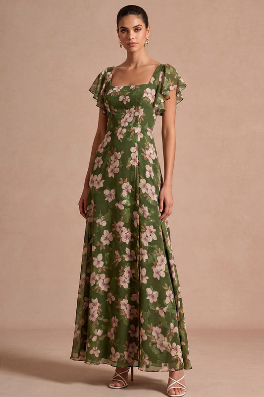 Olive Margot Floral A-Line Dress