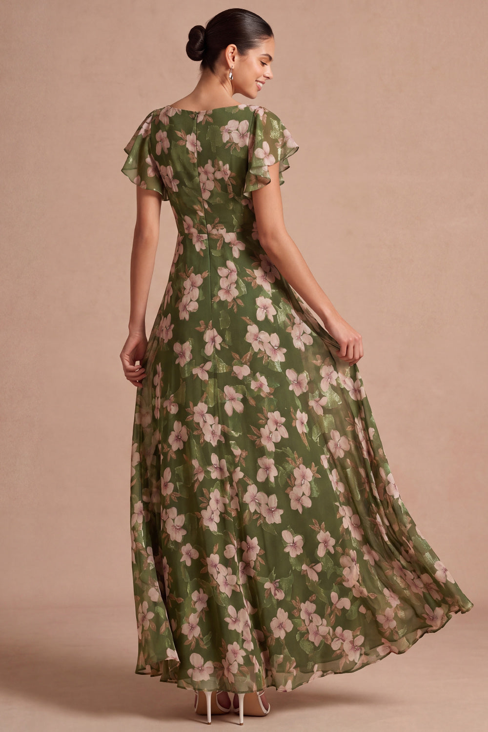Olive Margot Floral A-Line Dress