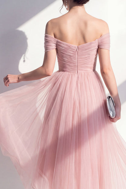 Kleid Valentina Tulle Off-Shoulder Midi Dress
