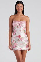 Delilah Sequin Strapless Dress