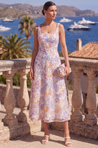 Arabella Beaded Floral Maxi Dress