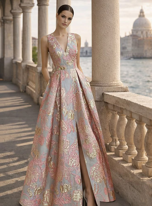 Eleanor Jacquard Ball Gown