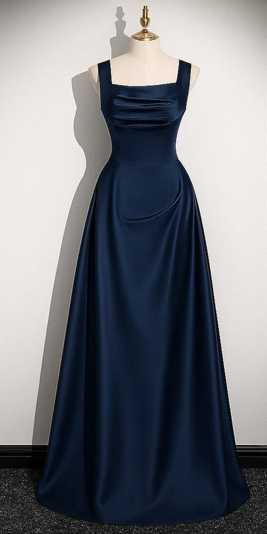 Celeste Satin Evening Gown