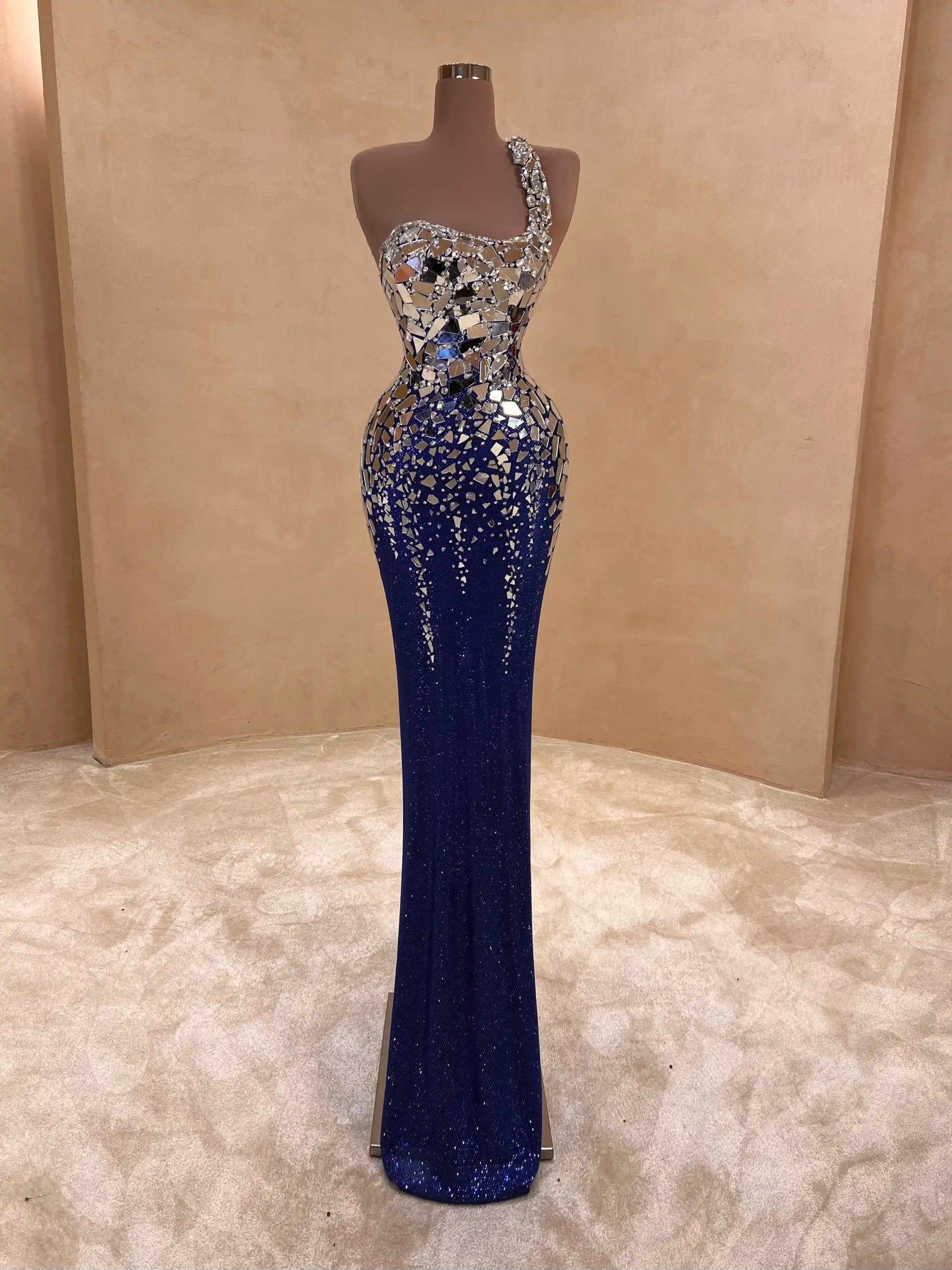 060 Margot Crepe Evening Dress