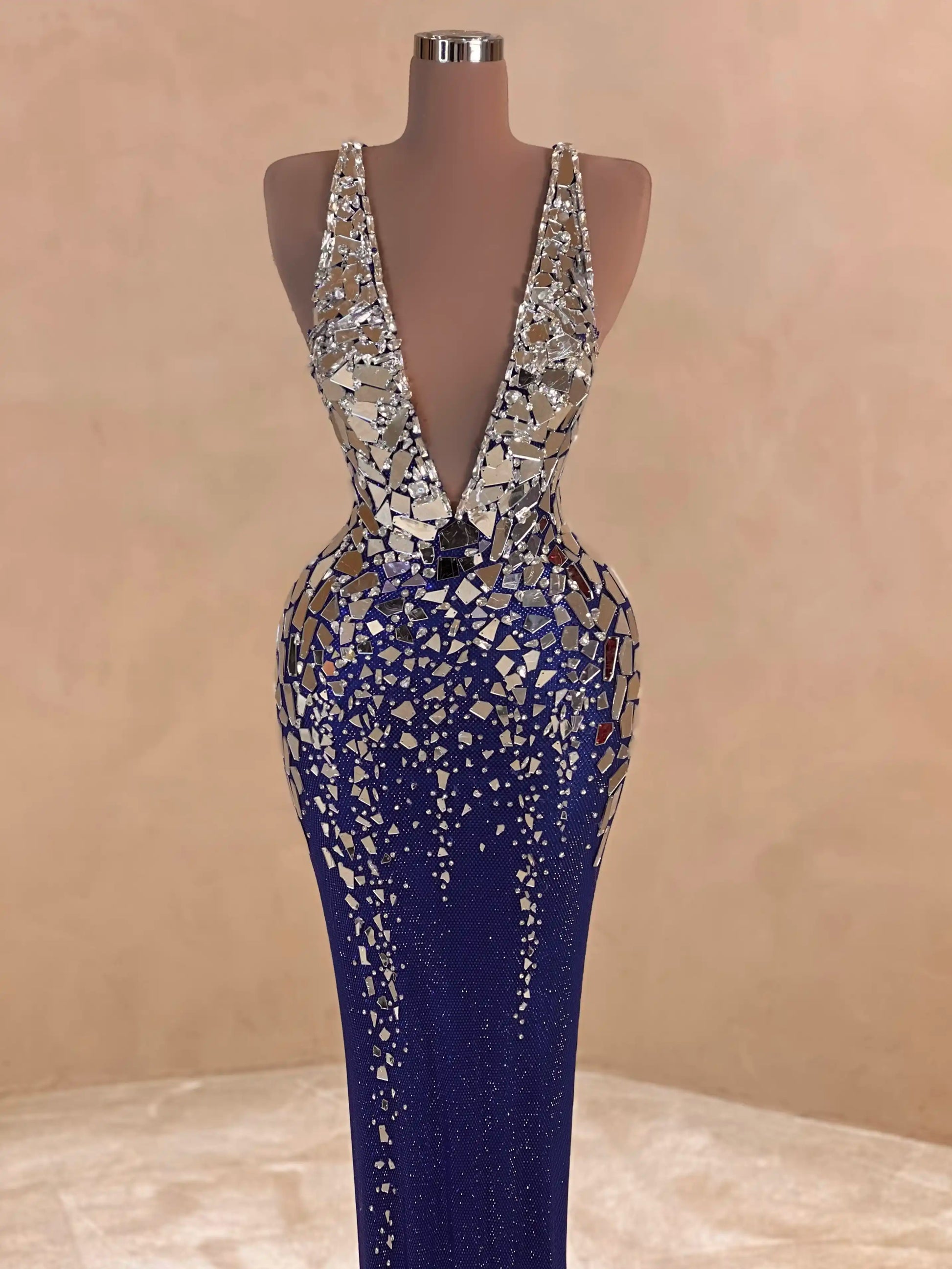 060 Margot Crepe Evening Dress