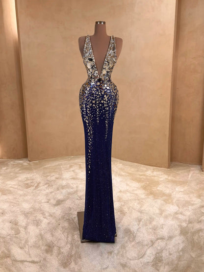 060 Margot Crepe Evening Dress