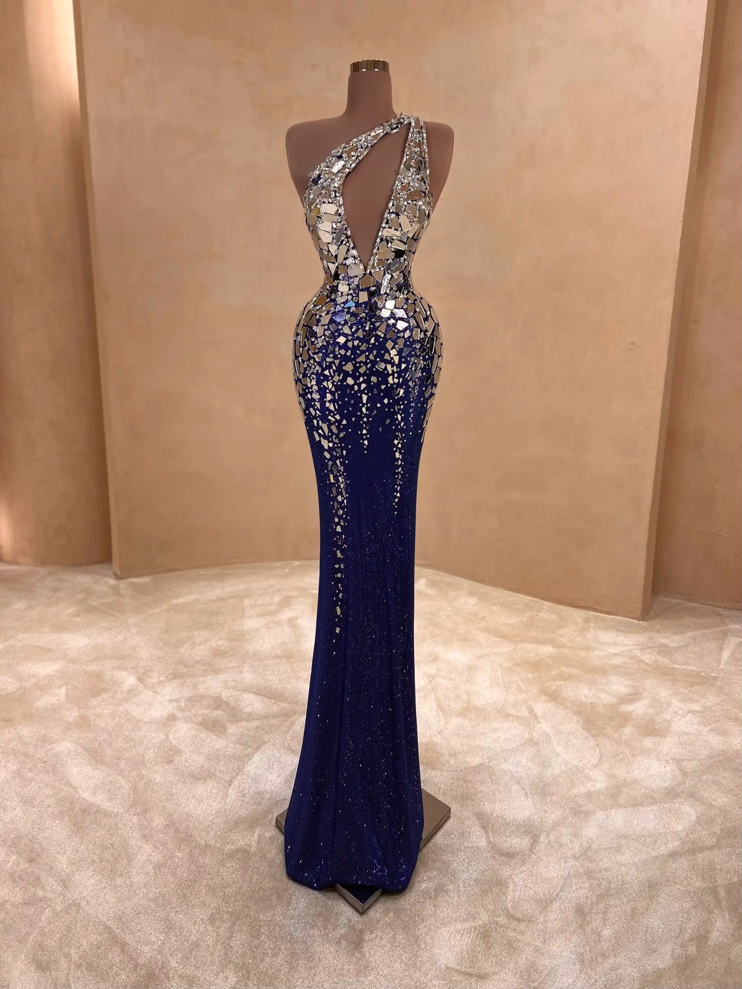 060 Margot Crepe Evening Dress