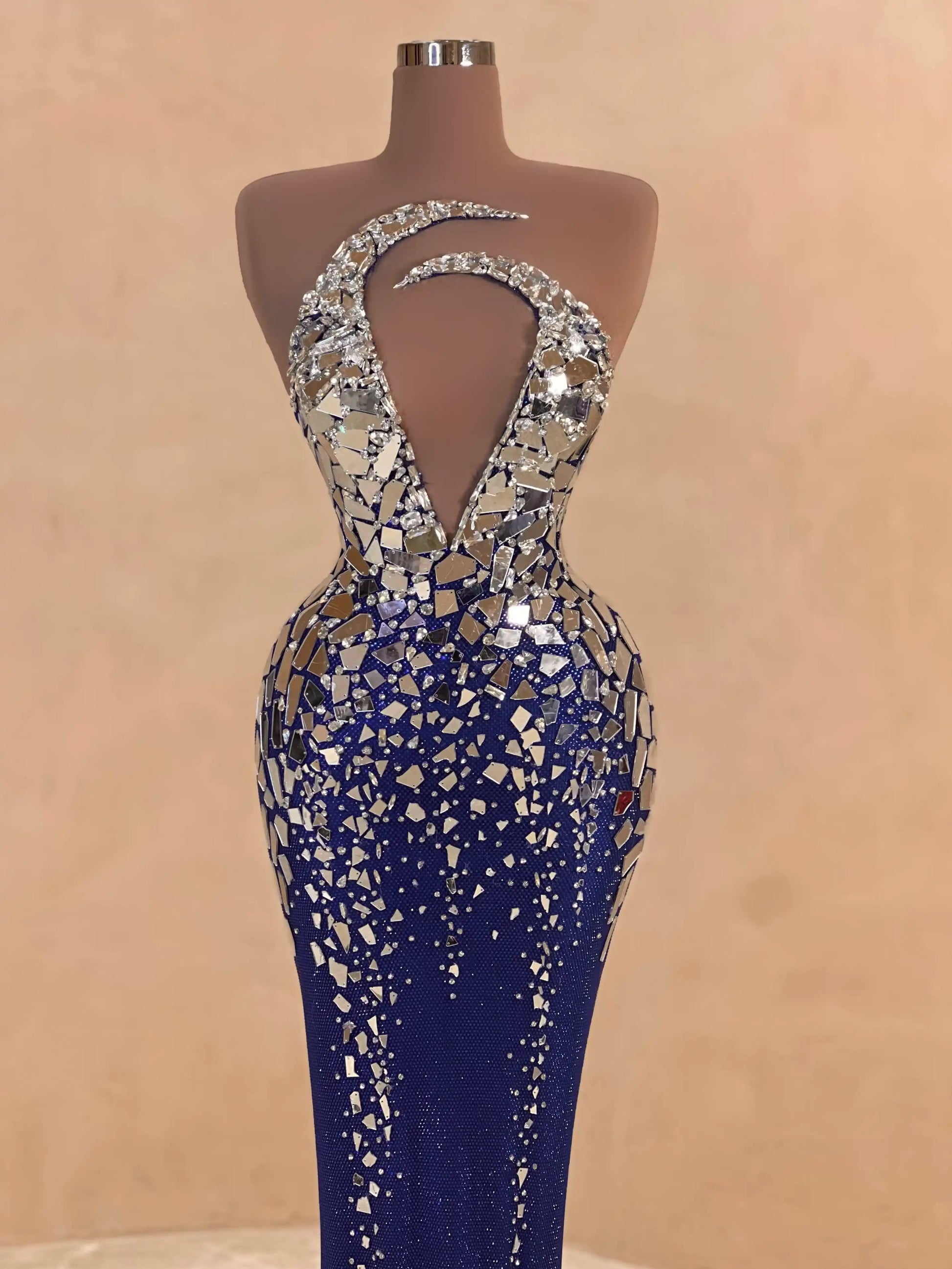 060 Margot Crepe Evening Dress
