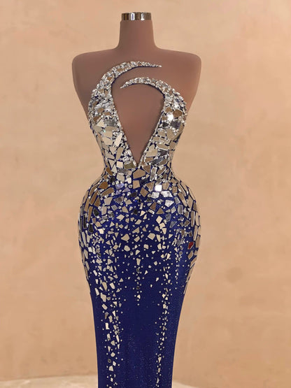 060 Margot Crepe Evening Dress