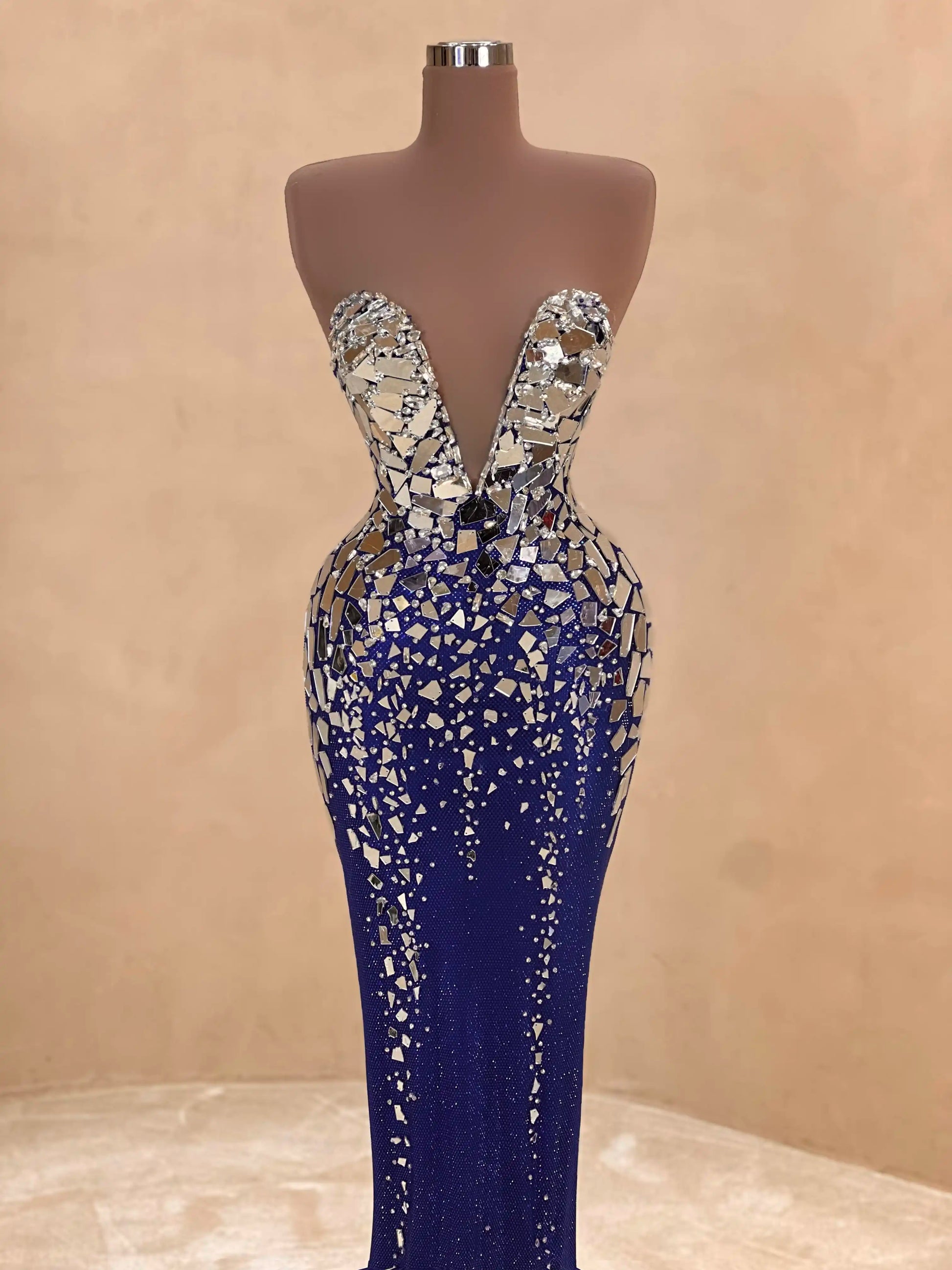 060 Margot Crepe Evening Dress