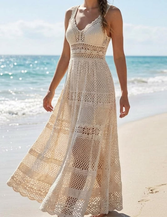 Margot Crochet Maxi Dress