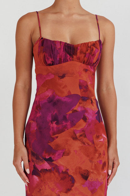 Nerida Low Back Twist Maxi Dress