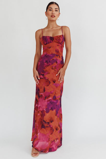 Nerida Low Back Twist Maxi Dress