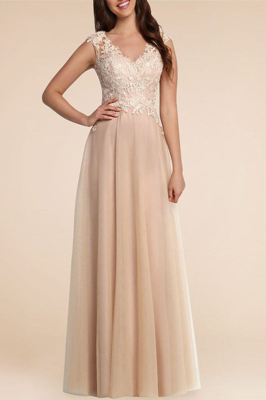 Arabella Lace Chiffon Formal Dress
