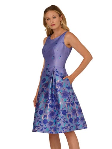 Margot Jacquard Midi Dress
