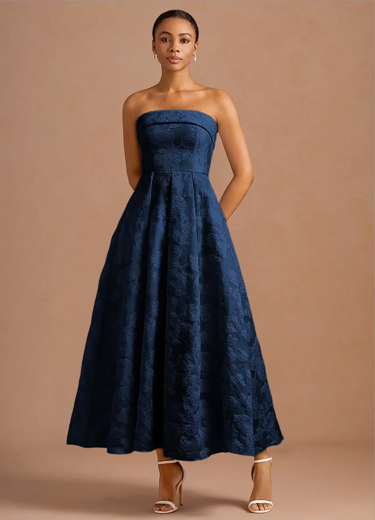 Clementine Navy Maxi Dress